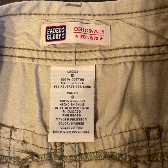 Faded Glory Tan Mini Skirt Size 10 - Picture 6 of 9